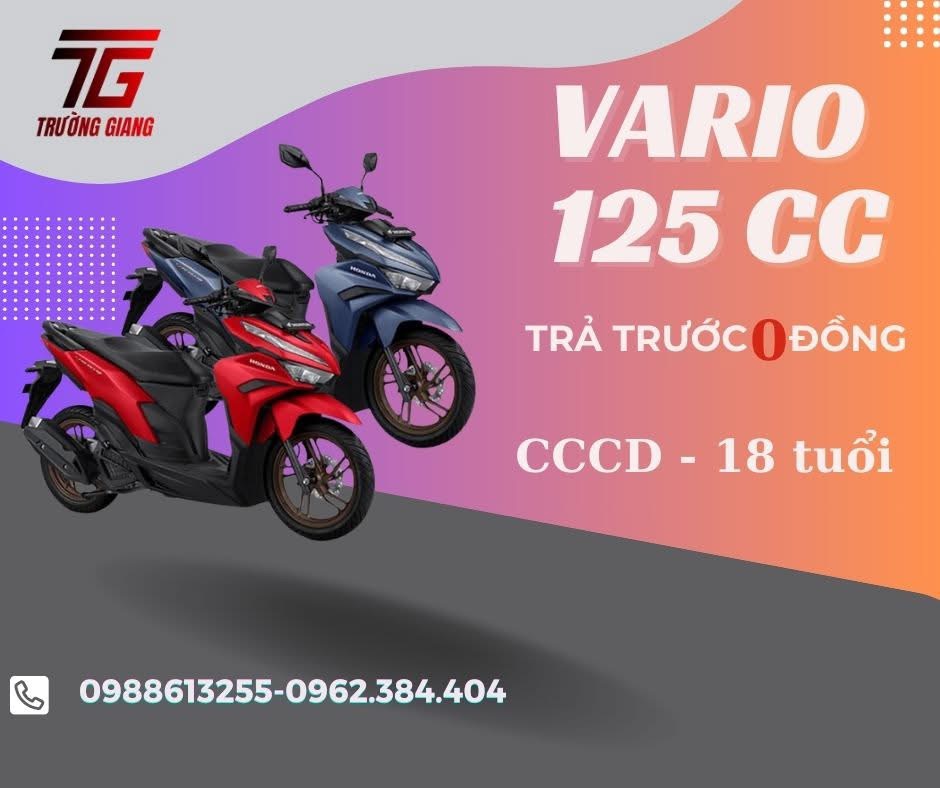 vario cũ trả góp